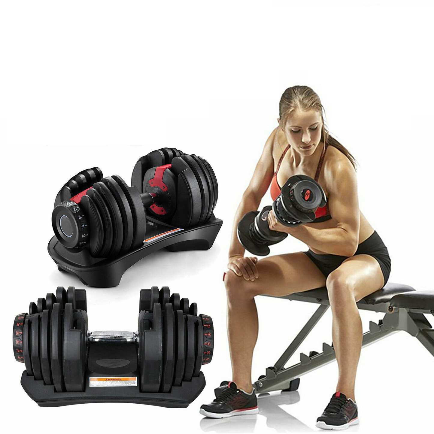 Adjustable Dumbbells 24Kg Adjustable Weights Dumbbells