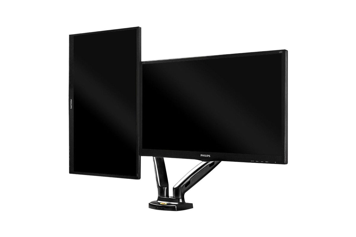 Dual arm monitor stand Hydraulic