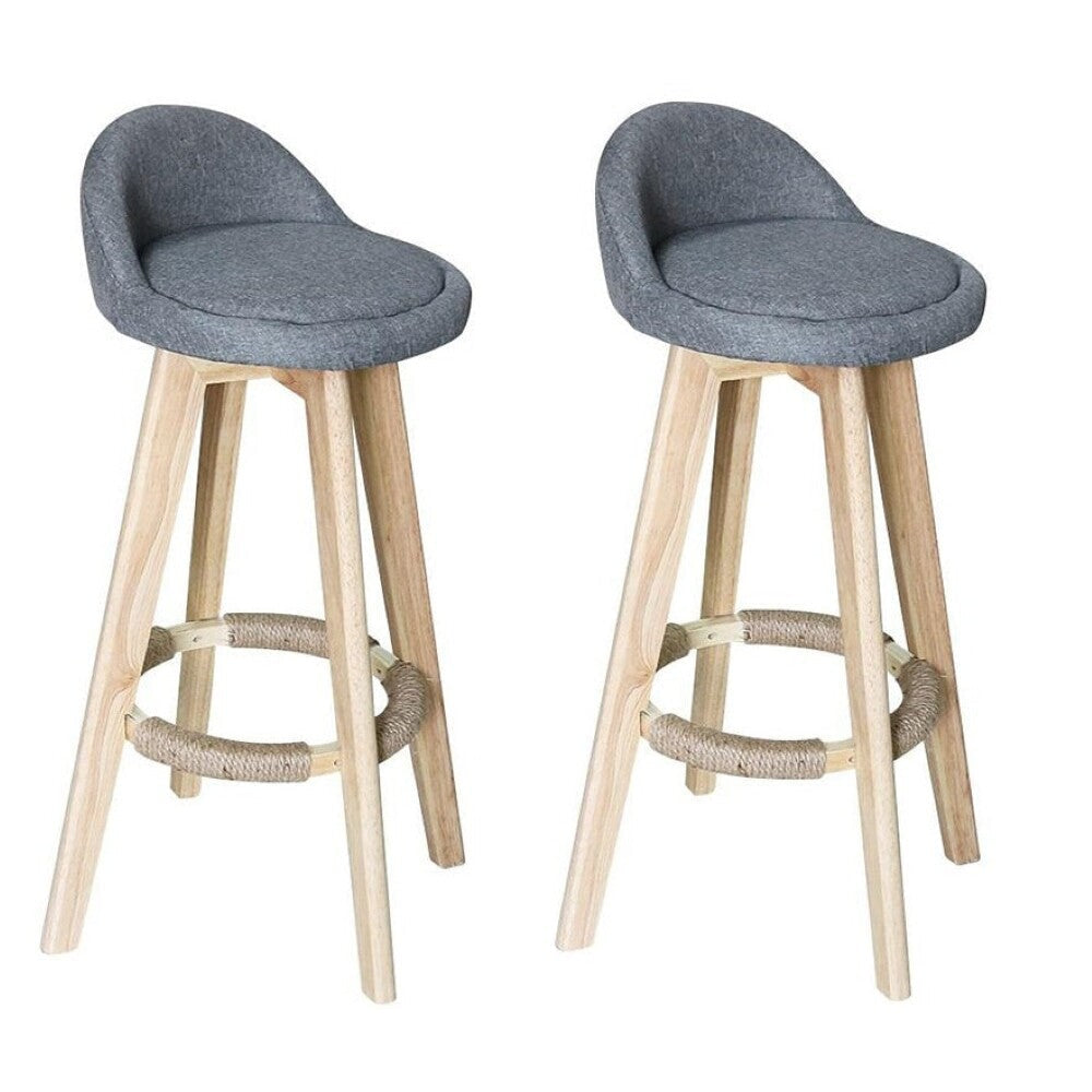 Bar Stools Chair 360 Degree Swivel gray