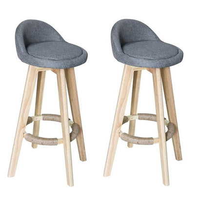 Bar Stools Chair 360 Degree Swivel gray