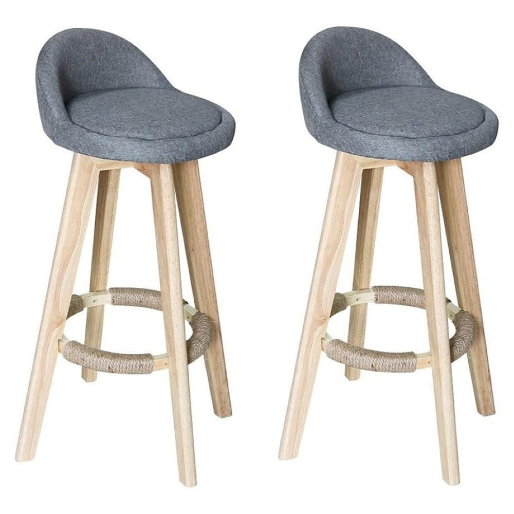 Bar Stools Chair 360 Degree Swivel gray