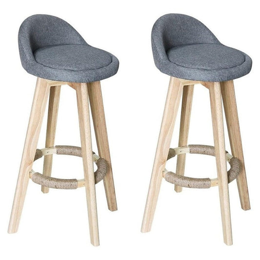 Bar Stools Chair 360 Degree Swivel gray