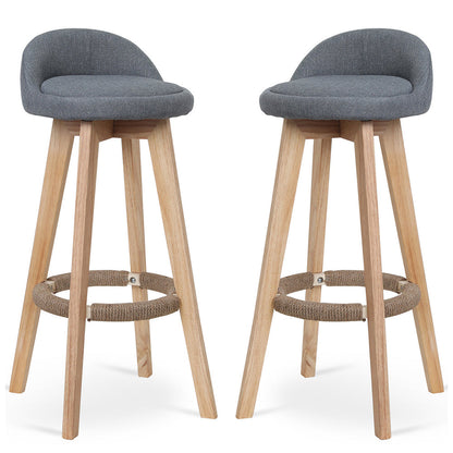 Bar Stools Chair 360 Degree Swivel gray