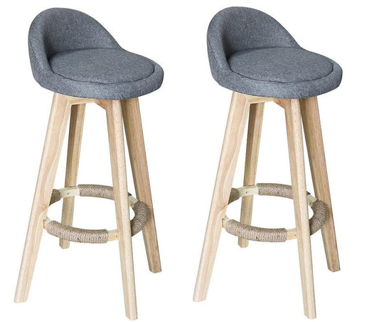 Bar Stools Chair 360 Degree Swivel gray