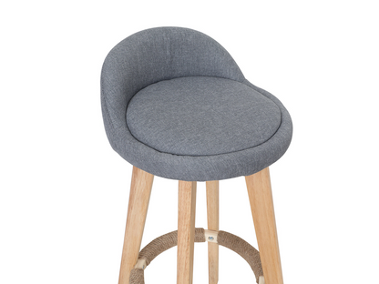 Bar Stools Chair 360 Degree Swivel gray