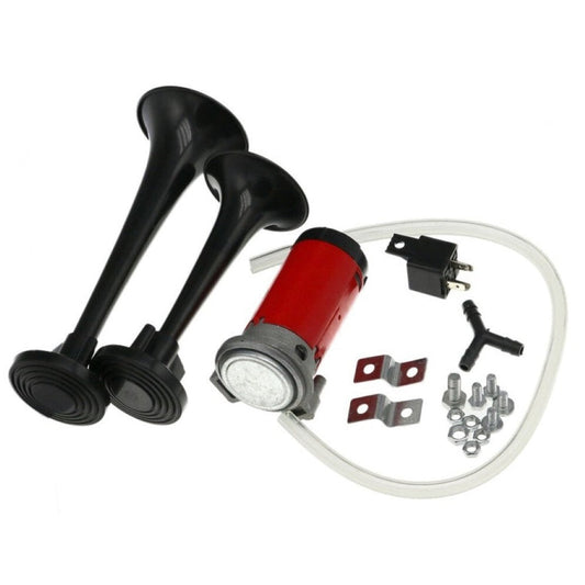 Dual Air Horn 12V Dixie Hazzard Horn Set Super Loud Car Horns