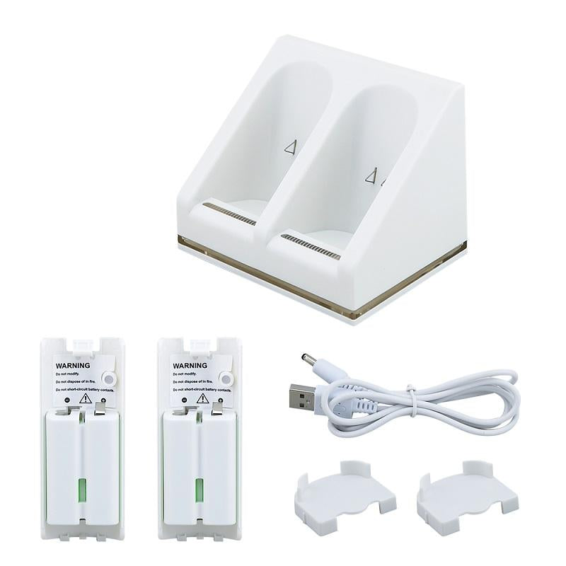 Wii Controller Charger with 2 Batteries
