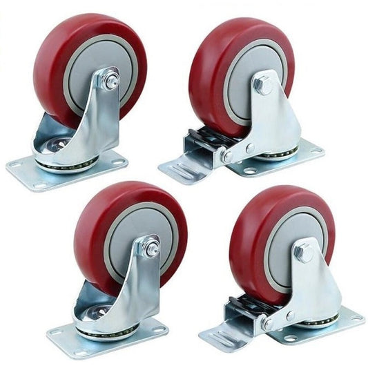 Caster Wheels Trolley Wheels Kit