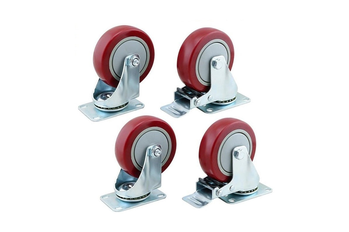 Caster Wheels Trolley Wheels Kit