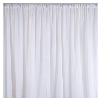 White Wedding Backdrop Curtain