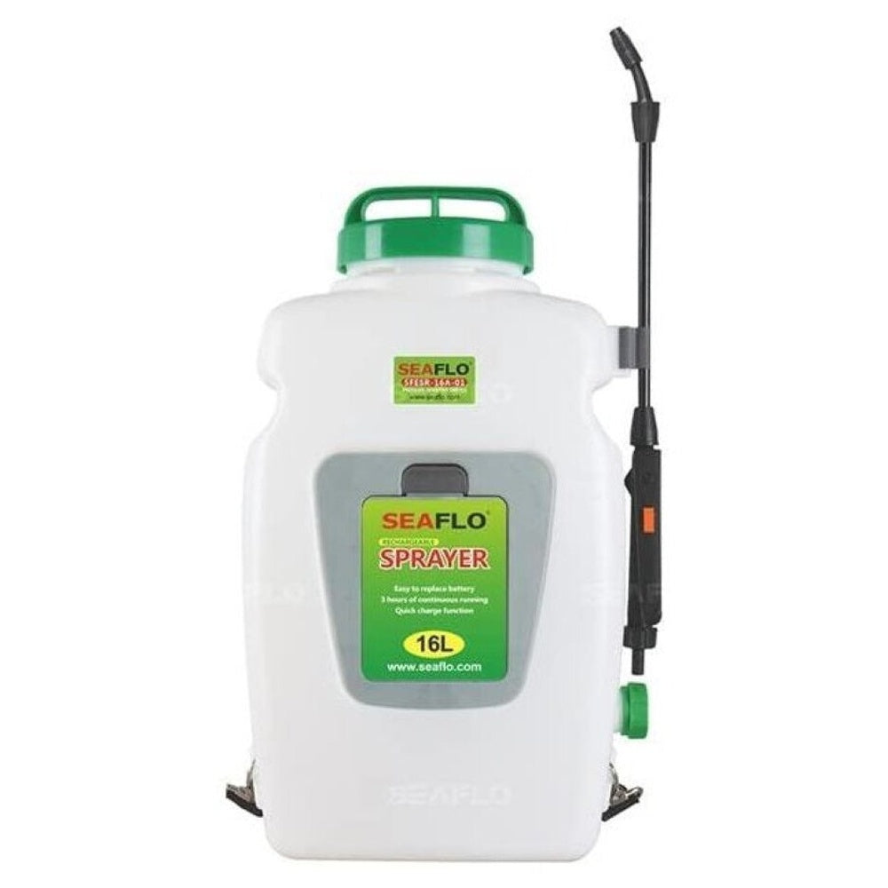 Back Pack Sprayer Seaflo 16 Litre Rechargeable Weed Sprayer