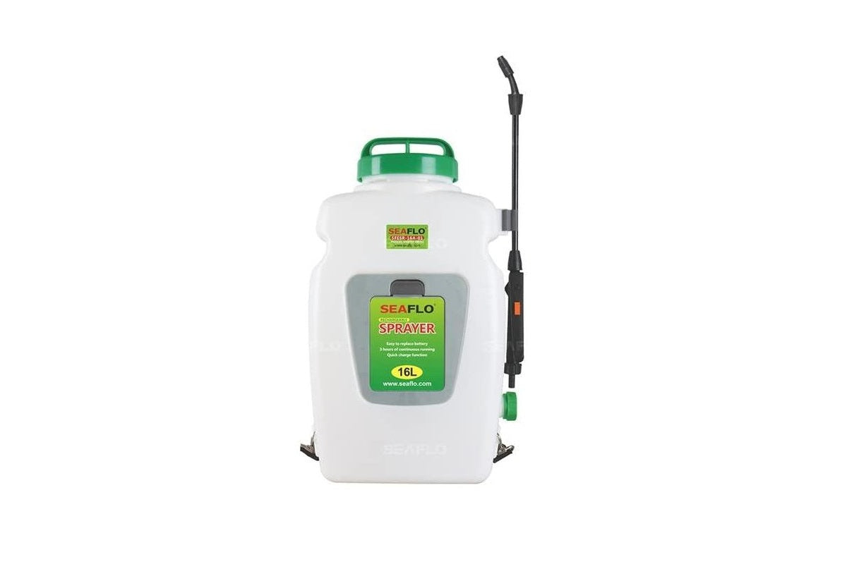 Back Pack Sprayer Seaflo 16 Litre Rechargeable Weed Sprayer