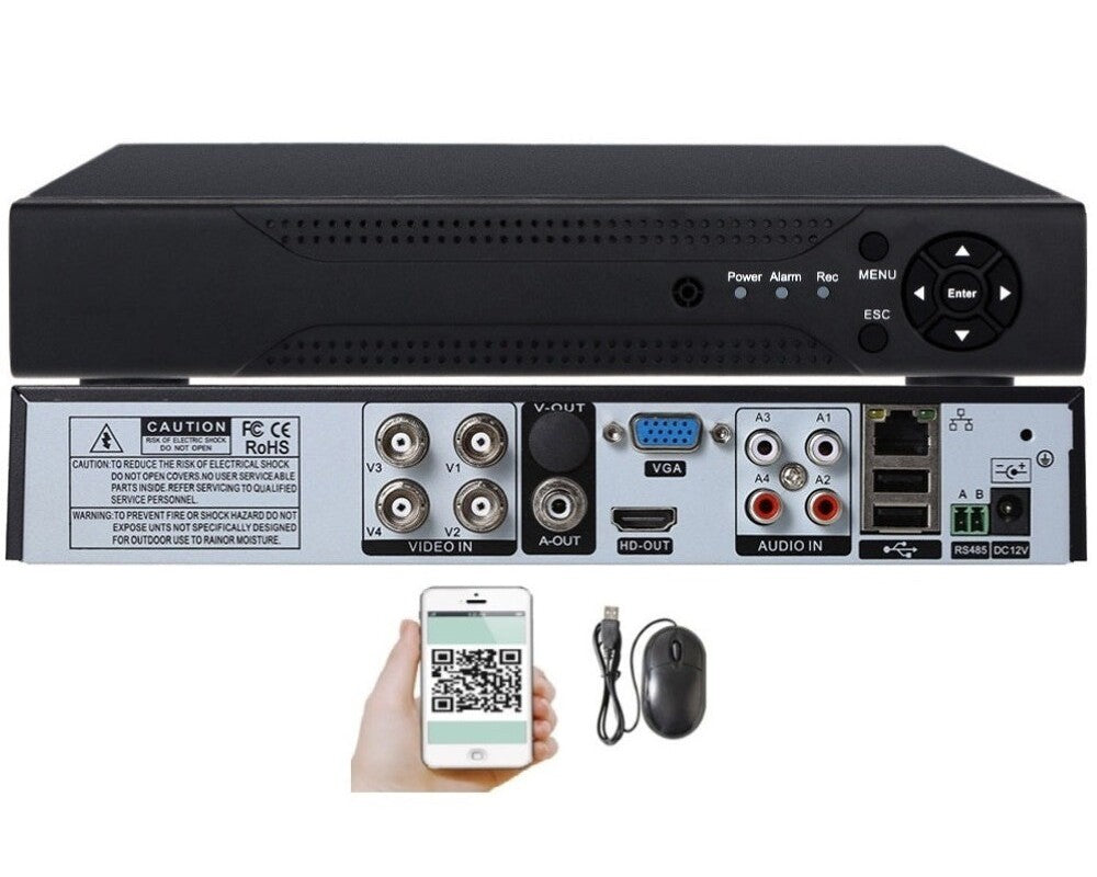 DVR 4CH Digital video recorder CCTV Camera System