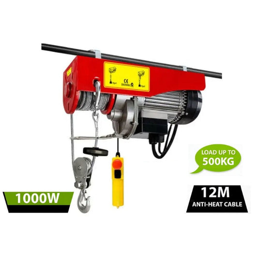 Electric Hoist Winch 500KG 12M