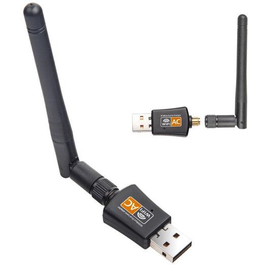 Dual Band USB WiFi Adapter Dongle Wireless Network Laptop Antenna 2.4G 5G