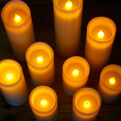 Flickering Candle Flameless Candle Battery Operated Safe