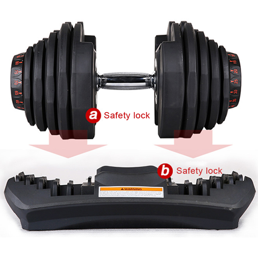 Adjustable Weights Dumbbell Set 40Kg Pair