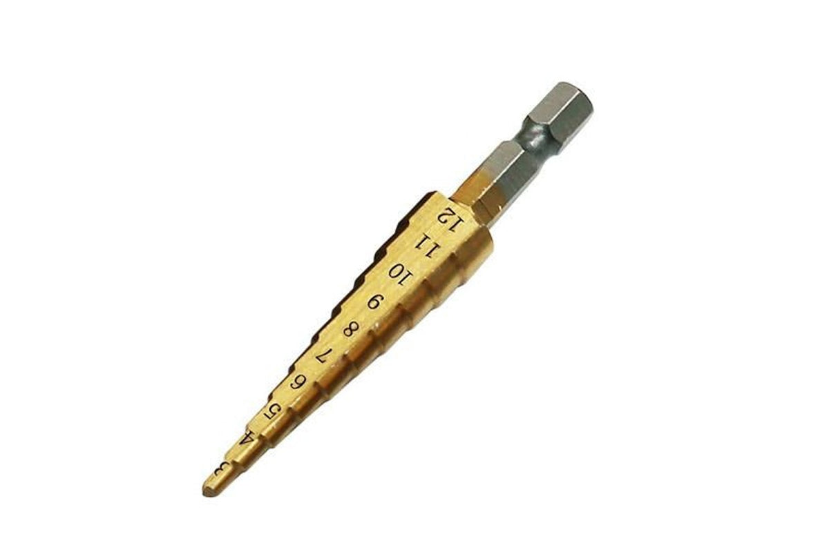 Stepped drill 3-12mm