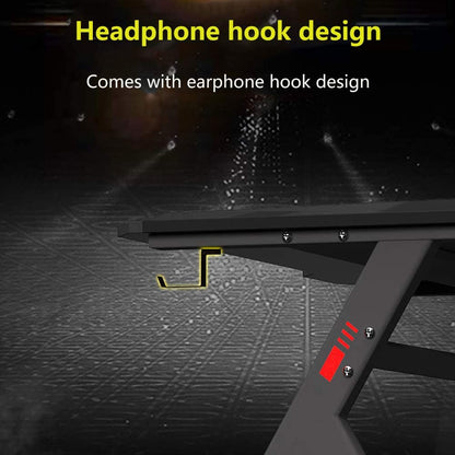 Gaming Desk Table Computer Desk RGB Light 120cm