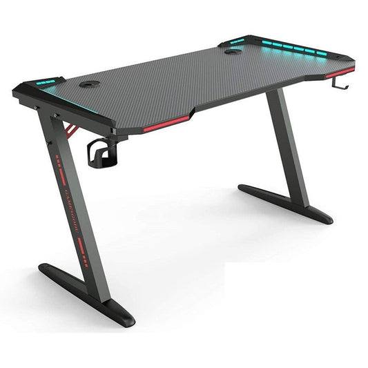 Gaming Desk Table Computer Desk RGB Light 120cm