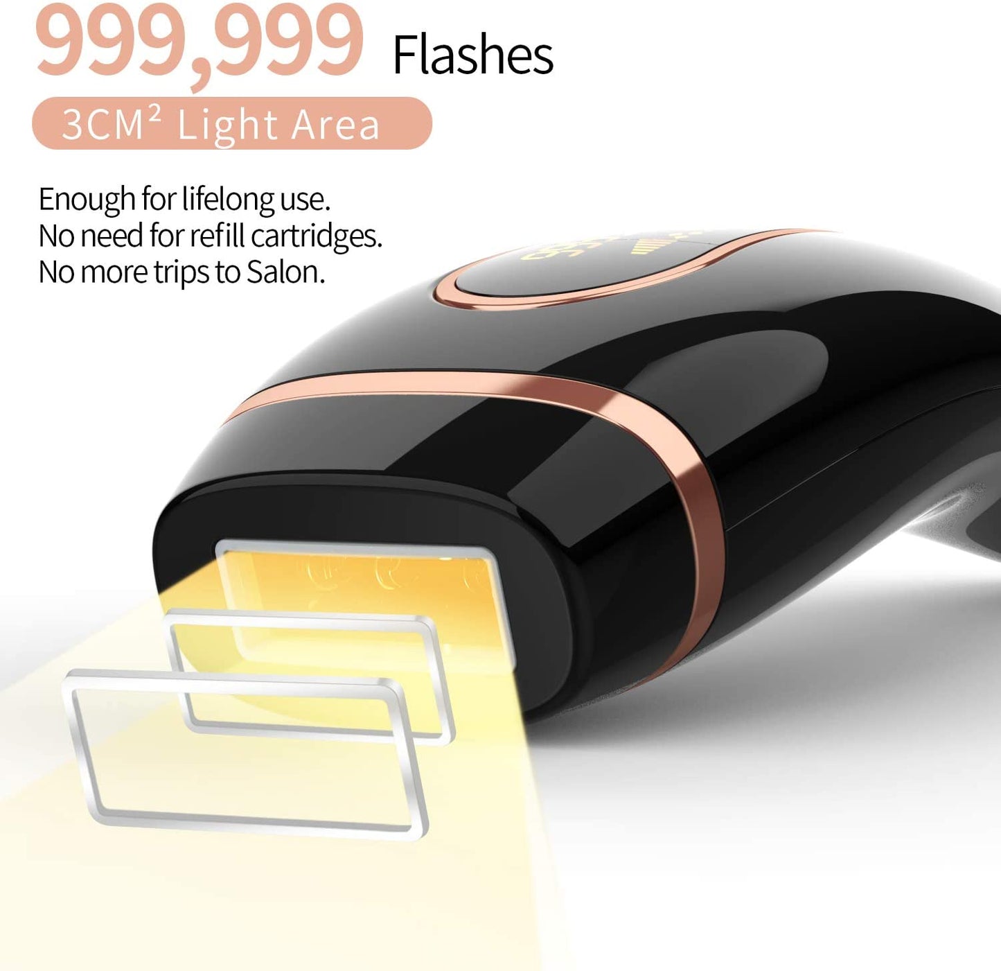 IPL with skin tone sensor