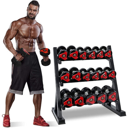 3-Tier Dumbbell Rack for Home Gym