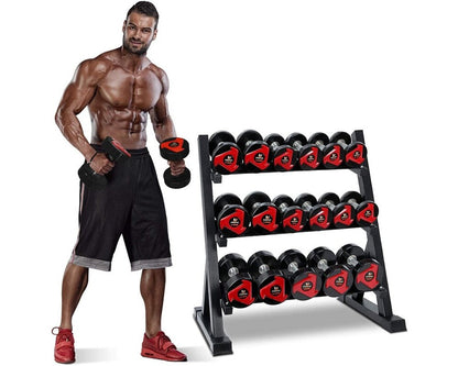 3-Tier Dumbbell Rack for Home Gym