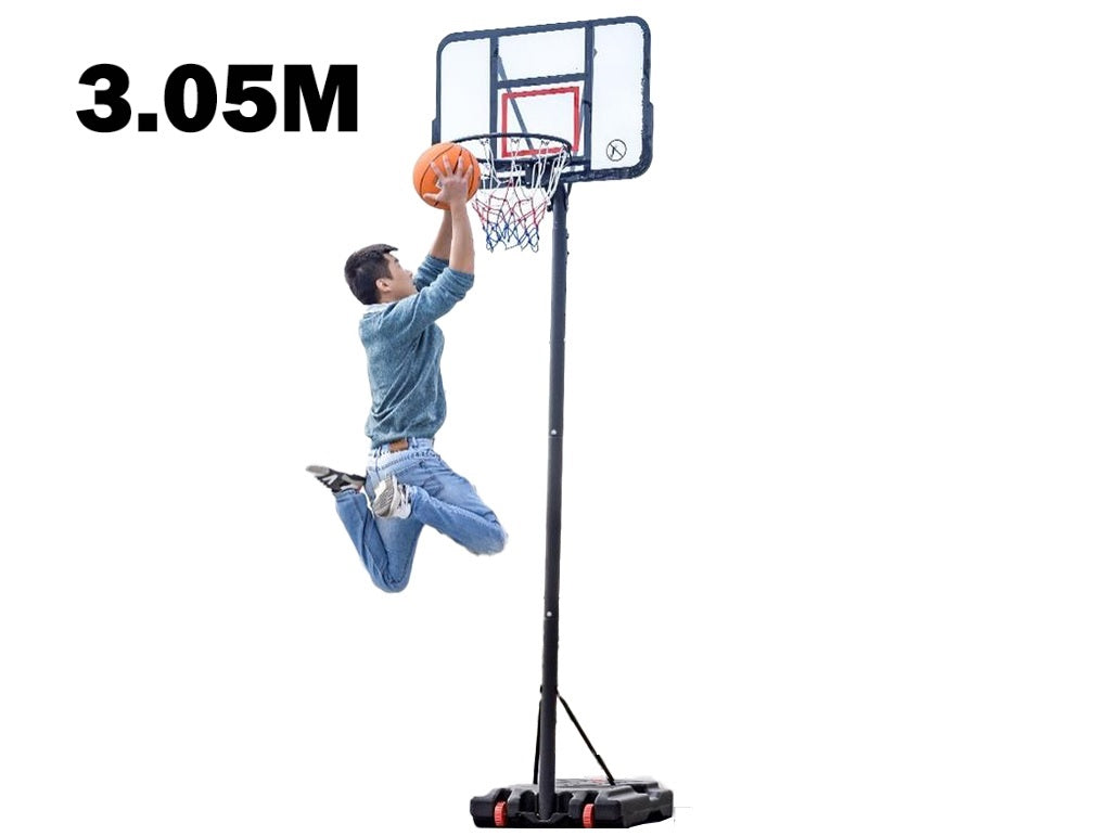 Basketball Hoop with stand height adjustable Hoop 3.05m