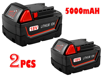 Compatible Replacement Milwaukee Battery M18 18V 5Ah Battery