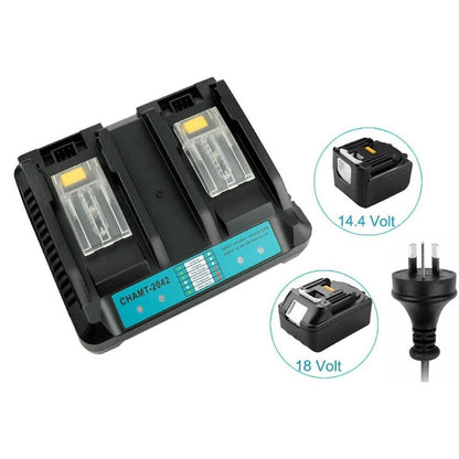 Makita Battery Charger DC18RD Dual Port Charger for Makita Battery