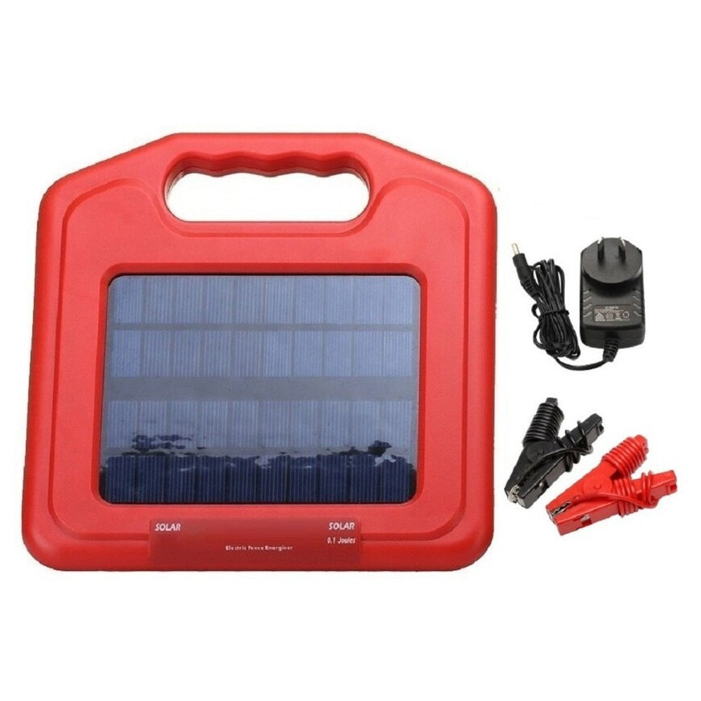 Solar Electric Fence Energiser 5km with Charger