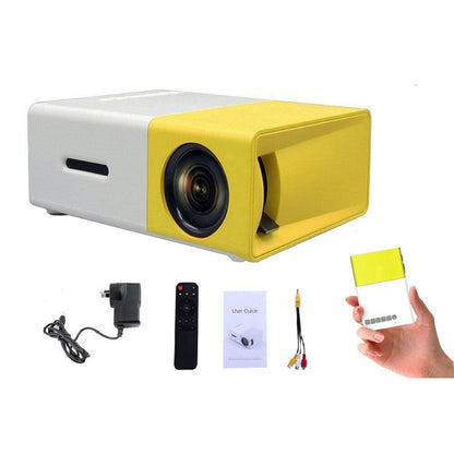 Projector HD 1080P Portable HDMI USB