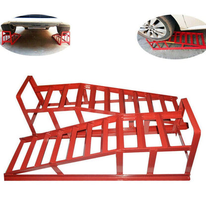 Car Ramps Pair 2000kg Ramp Red