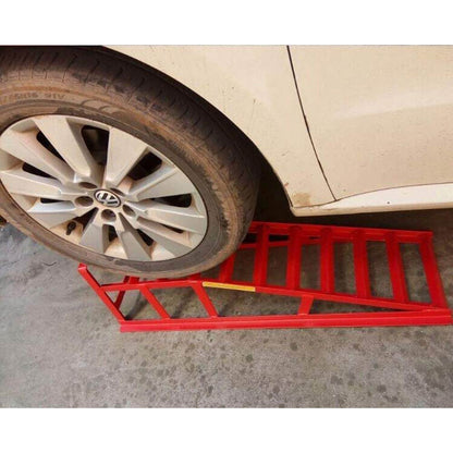 Car Ramps Pair 2000kg Ramp Red
