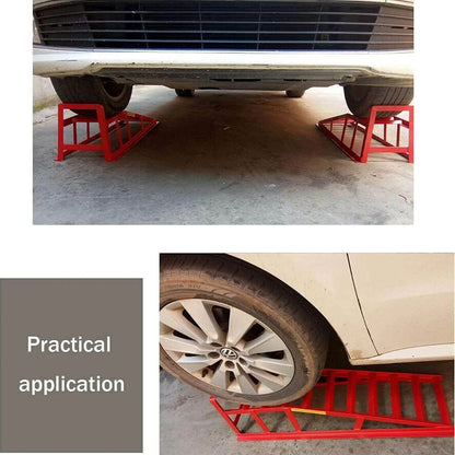 Car Ramps Pair 2000kg Ramp Red