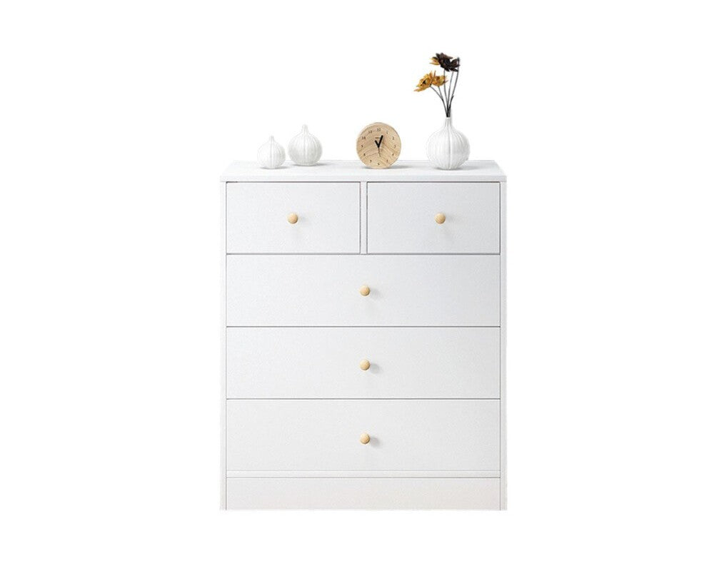 Tallboy Modern White Tall boy Chest of Drawers Dresser