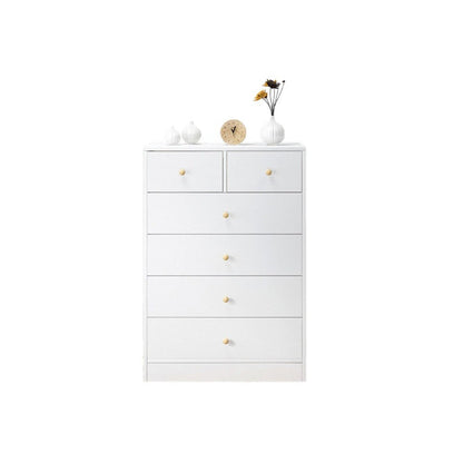 Tallboy Modern White Tall boy Chest of Drawers Dresser
