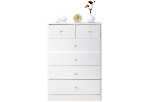 Tallboy Modern White Tall boy Chest of Drawers Dresser