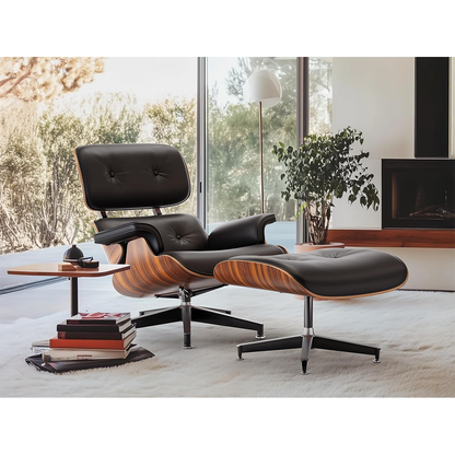 Replica Chair with Ottoman Lounge Chair