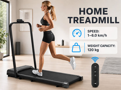 Electric Treadmill Under Desk Walking Home Gym Exercise Fitness Foldable