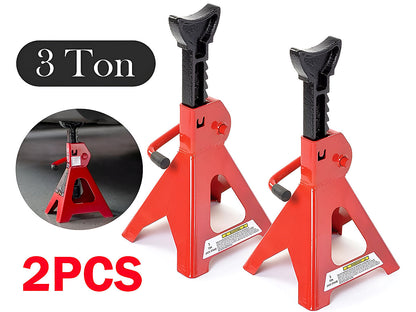 Axle Stand Pair Steel Jack Auto Stands, 3 Ton Capacity