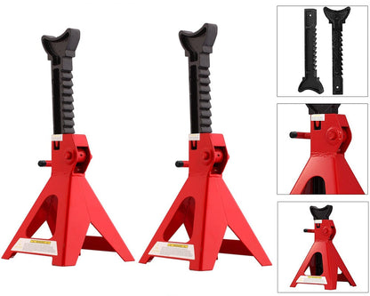 Axle Stand Pair Steel Jack Auto Stands, 3 Ton Capacity