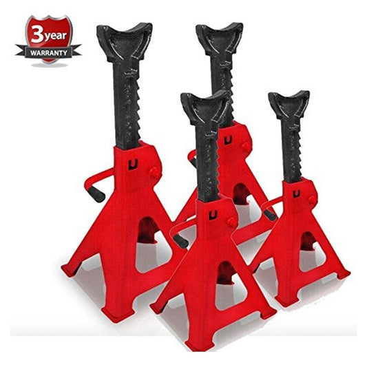 Axle Stand Pair Steel Jack Auto Stands, 3 Ton Capacity