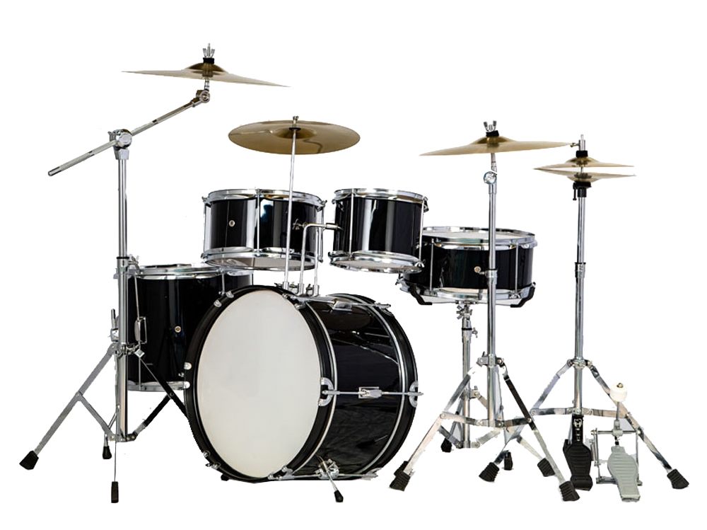 Kids Drum Kit Set Black