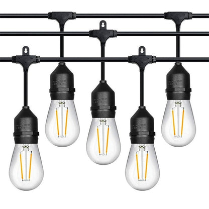 Outdoor Festoon Light String Lights 32M 35 LED Bulbs