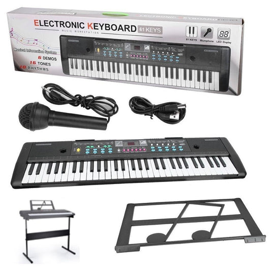 Electronic Keyboard Piano and Piano Stand
