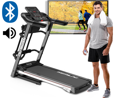 Multifunctional Foldable Treadmill 120 kg Capacity