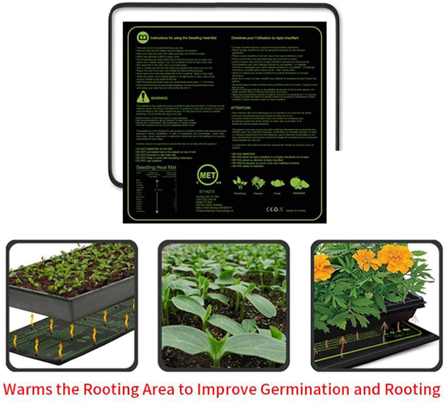 Seedling Heat Mat 50x50cm
