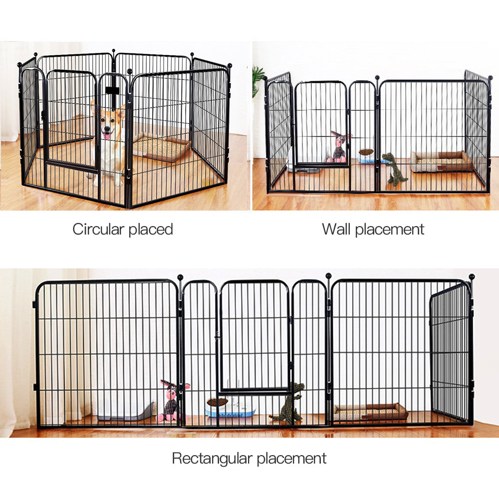 12 Panels Heavy Duty Dog Pen
