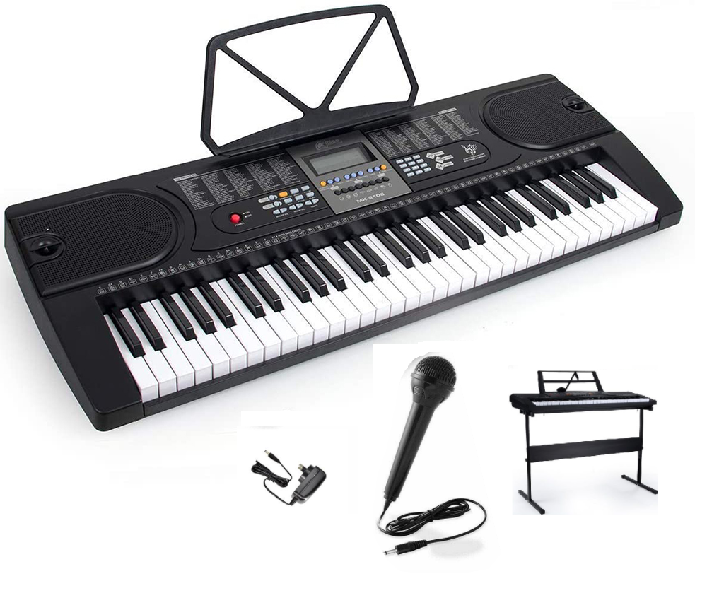 Electronic Keyboard Piano and Piano Stand